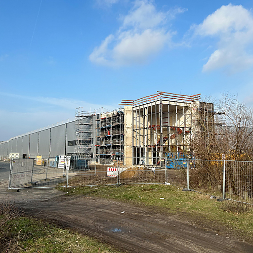 Der aktuelle Baufortschritt in Hannover-Stöcken